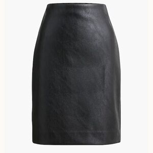 NWT J Crew Factory Faux Leather Pencil Skirt 6